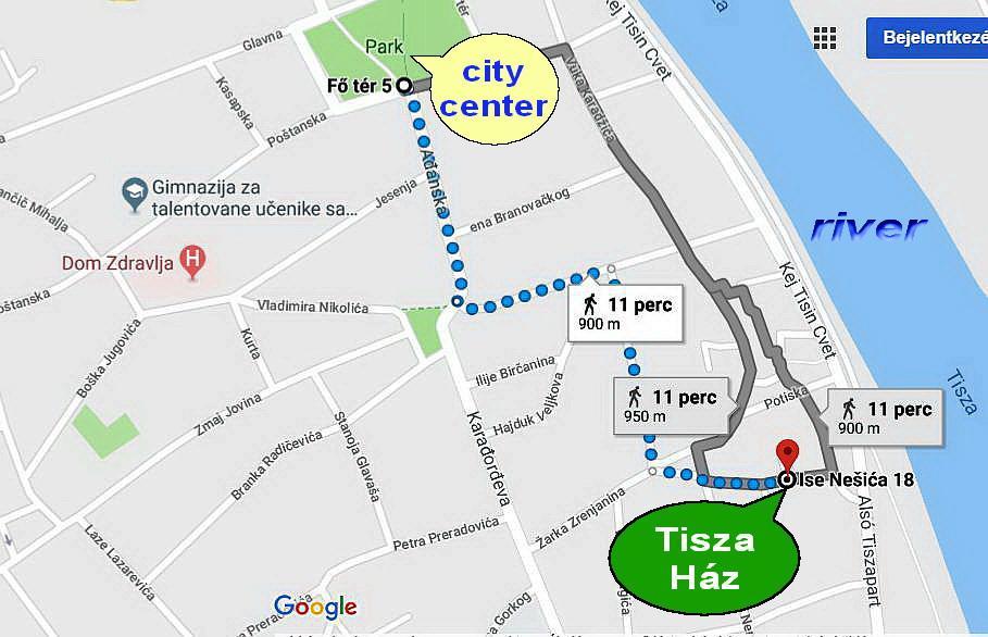 Guest House Tisza Haz Senta ภายนอก รูปภาพ